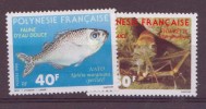 Polynesie N° 352 Et 353** Neuf Sans Charniere Faune - Neufs