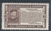 1932 SAN MARINO GARIBALDI 10 CENT MH * - RR9271 - Neufs