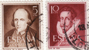 1951 Spagna - Letterati Spagnoli - Usati