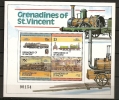 Saint Vincent Grenadines 1985 ** Trains, Locomotives, Class D50, Fire Fly - St.-Vincent En De Grenadines