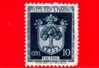 SAN MARINO - 1945 - Nuovo - Ling - Stemmi Dei Castelli Di San Marino - 10 C. • Faetano • Azzurro - Ongebruikt