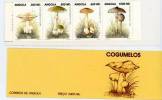 ANGOLA: Champignons  Carnet De 4 Valeurs Différentes Emis En 1993  (yvert 911/14) Neuf Sans Charniere ** MNH - Pilze