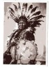 CARTE POSTALE - INDIEN AMERIQUE DU NORD - GUERRIER SIOUX - RIN IN THE FACE - FRANK B. FISKE - 1902 - Indianer