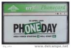 BT Phonecard - 20 Units - 16 April 1995 Phoneday - BT Emissions Commémoratives