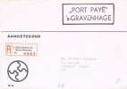 Carta Certificada LA HAYA (Holanda) 1955, Port Payé - Lettres & Documents