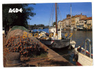 {56408} 34 Hérault Agde , Les Quais ; Bateaux De Pêche , Filets - Pêche