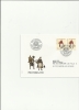 SWITZERLAND PRO PATRIA 1990 -FDC FETE NATIONALE 2 STAMPS OF CHF 0,35+0,15  MILLER  1417 POSTM.1.8.90 RE:SWITZ 30 ADDRES. - Lettres & Documents