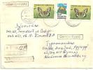 Registered Cover Uzbekistan ( Butterflies Stamps ) - Usbekistan