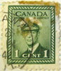 Canada 1942 King George VI In Naval Uniform 1c - Used - Gebruikt