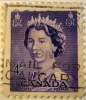 Canada 1953 Queen Elizabeth II 4c - Used - Oblitérés