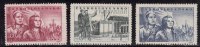 Tchécoslovaquie 1951 N°Y.T. ;  588 à 590* - Unused Stamps