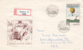 Transports - Montgolf!ières - Voitures - Tchècoslovaquie - Lettre Recommandée De 1973 - Montgolfières