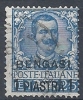 1901 BENGASI USATO 1 PI SU 25 CENT - RR9304 - Oficinas Europeas Y Asiáticas