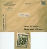BELGIQUE 1931 BELGIE  10 Ct Op Imprimé Naar Bruges - Typos 1929-37 (Heraldischer Löwe)