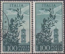 ITALIE  N° PA 131/136__OBL VOIR SCAN - Luftpost