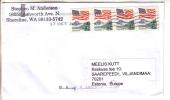 GOOD USA Postal Cover To ESTONIA 2011 - Good Stamped: Flags - Cartas & Documentos