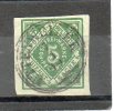 WURTEMBERG  Service 5p Vert 1875-0901 N°4 - Oblitérés