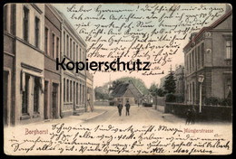 ALTE POSTKARTE BORGHORST MÜNSTERSTRASSE 1904 Burgsteinfurt Steinfurt Cpa Postcard AK Ansichtskarte - Steinfurt