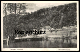 ALTE POSTKARTE BERGISCH GLADBACH SAND - IGELER MÜHLE Berg. Gladbach Herrenstrunden Moulin Mill Molen Cpa Postcard AK - Bergisch Gladbach