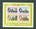 ST VINCENT  -  1978  Coronation Anniversary  Miniature Sheet  UM - St.Vincent (1979-...)