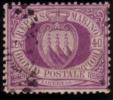 Repubblica Di San Marino - 1877 40 C. Cifra In Cornice Ovale - Annullato (U) - Used Stamps