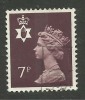 NORTHERN IRELAND GB 1978  7p PURPLE BROWN MACHIN USED STAMP SG N122 (F362 ) - Northern Ireland