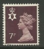 NORTHERN IRELAND GB 1978  7p PURPLE BROWN MACHIN USED STAMP SG N122 (F361 ) - Northern Ireland