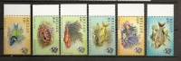 Belize 1988 N° 664a / 670a ** Courant, Poissons, Vie Marine, Crabe, Corail - Belice (1973-...)