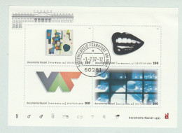 Deutschland; 1997; MiNr 1927/30 O Block 39; Dokumenta Kassel Sonderblatt - Andere & Zonder Classificatie