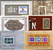 6 Topics Various Thema Blocs Israel Verschiedene Blocks ** 20€ History Art Culture Painting Philatelic Sheet Of Asia - Jewish