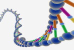 ( AN03-049  ) @      DNA Chemistry Biochemistry Gene  .   Pre-stamped Card  Postal Stationery- Articles Postaux - Chimie