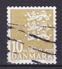 Denmark 2010 BRAND NEW  10.00 Kr Small Arms Of State Kleines Reichswaffen New Engraving Selbstklebende Papier - Used Stamps