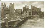 UK, United Kingdom, Conway Castle And Bridge, Early 1900s Unused Postcard [P7438] - Caernarvonshire