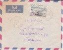 Cameroun,Bafoussam,1957,c Olonies  Francaises,pont Sur Le Wouri,n°301 Sur Lettre - Brieven En Documenten