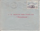 Cameroun,Yaoundé,1956,col Onies  Francaises,pont Sur Le Wouri,n°301 Sur Lettre - Brieven En Documenten