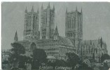 UK, United Kingdom, Lincoln Cathedral, Early 1900s Unused Postcard [P7469] - Sonstige & Ohne Zuordnung