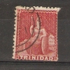 TRINIDAD - 1858-9 1d RED USED (2nd Quality See Perfs) - Trinidad En Tobago (...-1961)