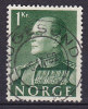 Norway 1959 Mi. 428 X    1 Kr King König Olav V. Deluxe HAUGESUND Cancel !! - Usados