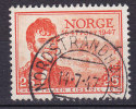 Norway 1947 Mi. 326    25 Ø Christian M. Falsen Deluxe NORDSTRANDHØGDAL Cancel !! - Usati