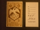 AFRIQUE EQUATORIALE  Frse  *  *  De  1941   "  Série  De  LONDRES   "     1  Val. - Unused Stamps