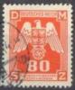 Böhmen Und Mähren 1943 Dienstmarke 80 (H) Mi 17 / Scott O17 / SG O110 Gestempelt/oblitere/used - Usados