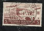 EGEO 1940 MOSTRA TRIENNALE D´OLTREMARE AEREA  LIRE 5 + 2,50  TIMBRATO - Egée