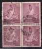 India Used Block Of 4, 1961 Tirulvalluvar - Blocchi & Foglietti