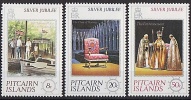 PITCAIRN  - 25eme Anni Couronnement QEII - 3v Neufs*** (MNH SET) - Pitcairninsel