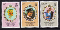 PITCAIRN  - Mariage Du Prince Charles Et Lady Diana - 3v Neufs*** (MNH SET) - Pitcairn Islands