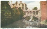 UK, United Kingdom, Cambridge, Bridge Of Sighs, Old Unused Postcard [P7557] - Cambridge