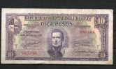 11- URUGUAY -1939 Billetes De 10 Pesos Term. 366 - Uruguay