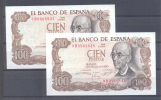 EDIFIL D73C "100 PTAS 17 DE NOVIEMBRE DE 1970" - 100 Peseten