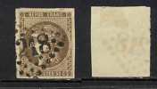 FRANCE - EMISSION DE BORDEAUX / 1870  # 47 -  30 C. BRUN OBLITERE GC / COTE 260.00 EUROS (ref T922) - 1870 Emissione Di Bordeaux