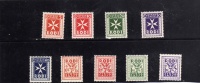 EGEO 1934 SEGNATASSE SERIE COMPLETA MNH - Egée